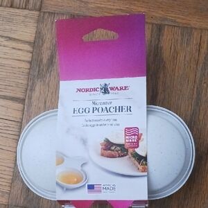 Nordic Ware White Microwave Egg Poacher